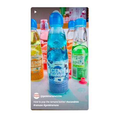 Genki Ramune Japan Healthy Fizzy Drink From Japan